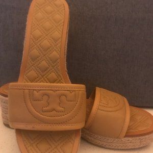 Tory Burch Platform Leather Mule